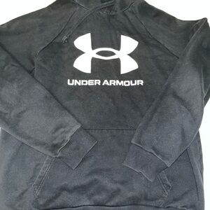 Under Armour Men's Black Hoodie with Logo